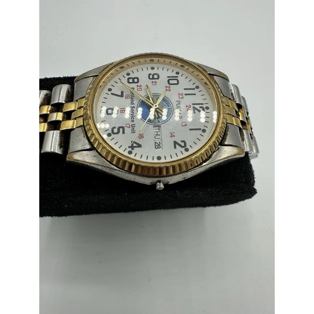 Vintage Pulsar Union Pacific Portland Service Unit Watch V733-X066 Quartz